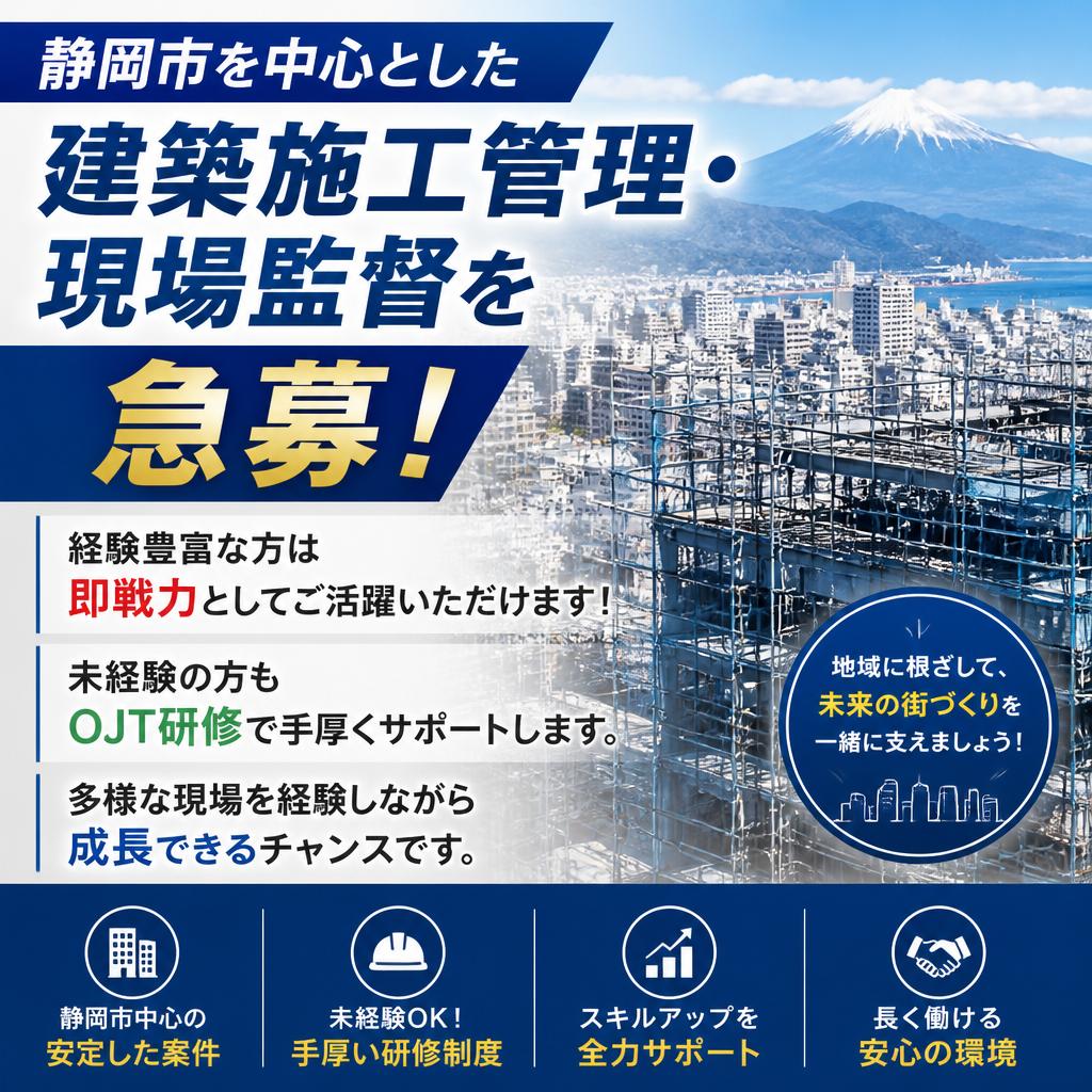 求む！現場監督